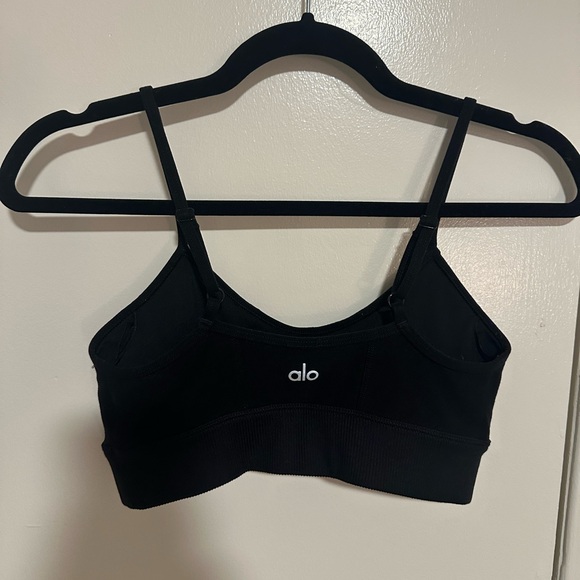 Alo Yoga Alosoft Head Start Bra - Black - XS - Picture 5 of 6